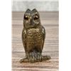 Image 1 : Arts & Crafts Gilt Vienna Bronze Owl Inkwell