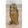 Image 3 : Arts & Crafts Gilt Vienna Bronze Owl Inkwell