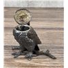 Image 4 : Meriden Silverplate Figural Owl on Branch Inkwell