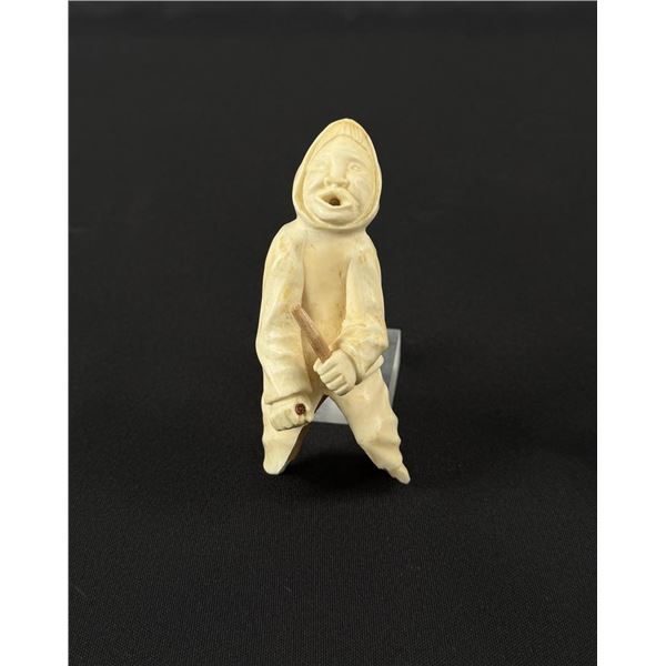 Greenland Inuit Eskimo Whale Tooth Carving