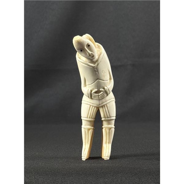 Greenland Inuit Eskimo Whale Tooth Carving