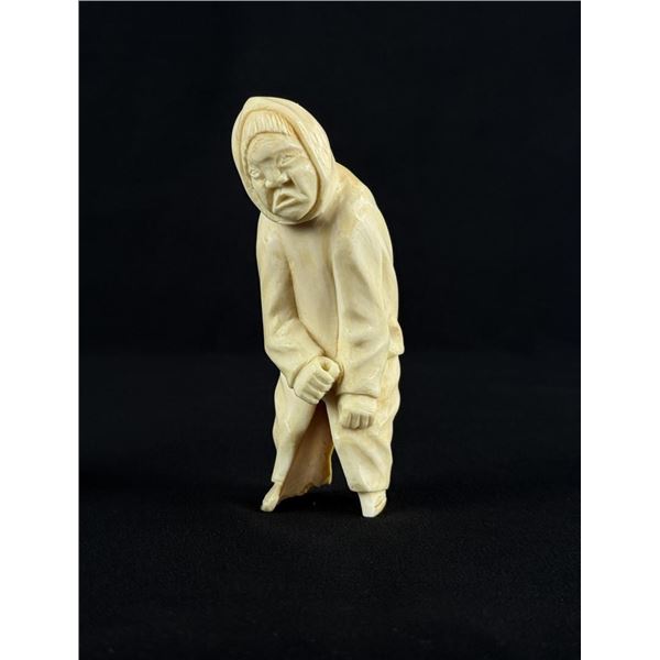 Greenland Inuit Eskimo Whale Tooth Carving