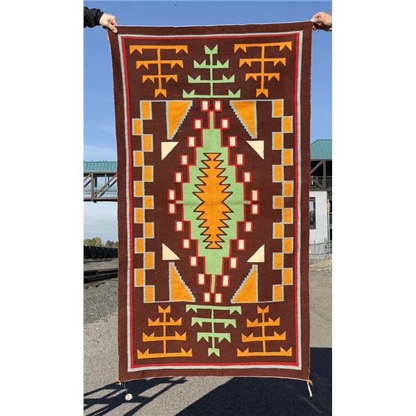 Fred Harvey Teec Nos Pos Germantown Navajo Rug
