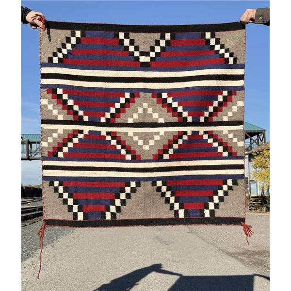 Navajo Indian Chiefs Blanket Rug Moki Revival