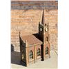 Stunning Folk Art Church Building Clock Model