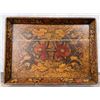 Image 1 : Victorian Pyrography Wood Tray