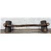Rustic Old Hickory Towel Rack Bar