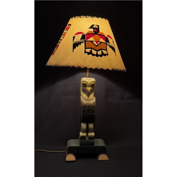 Northwest Coast Indian Totem Pole Lamp