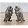 Image 3 : Vagabond House Pewter Owl Salt & Pepper Shakers