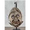 Folk Art Carved Coconut Head
