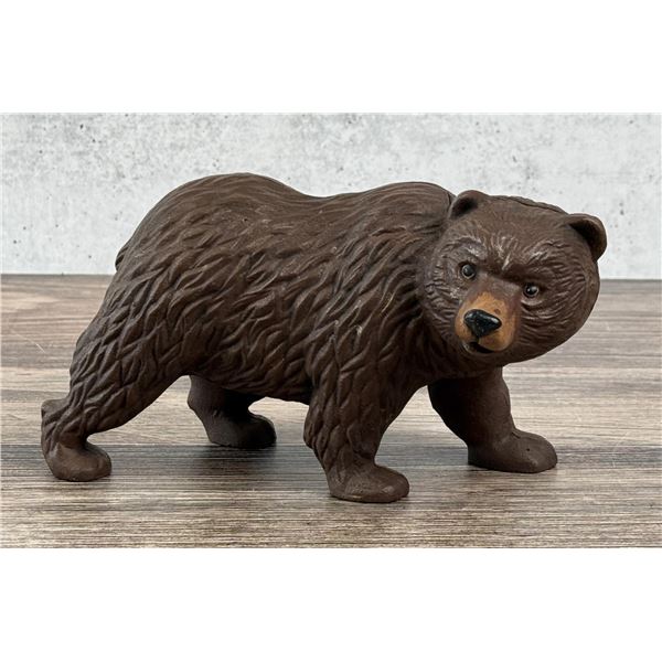 Cast Iron Bear Still Bank