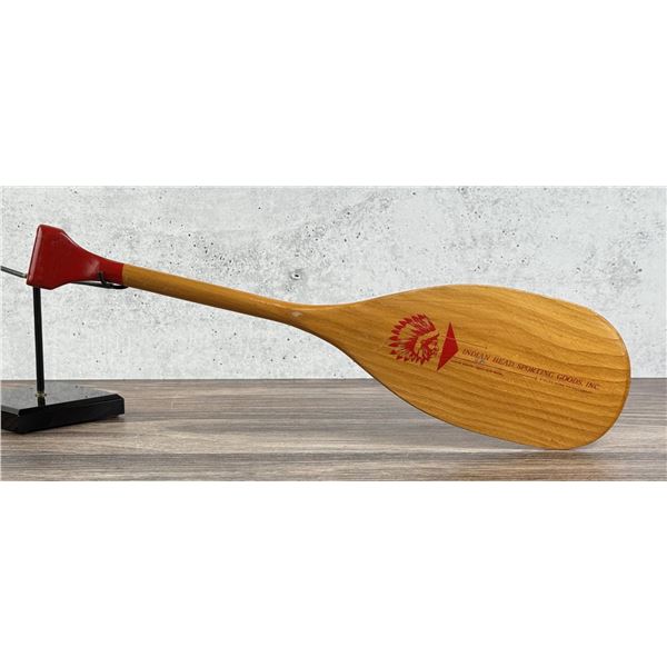 Indian Head Sporting Goods Salesman Sample Paddle