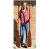 Antique Country Painted Wood Canoe Paddles
