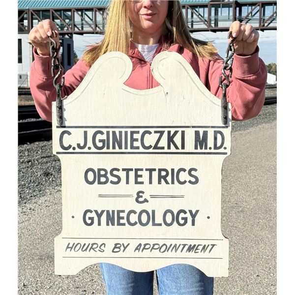 Obstetrics & Gynecology Painted Trade Sign