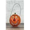 Image 1 : Paper Mache Jack O' Lantern Candy Bucket