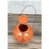 Image 5 : Paper Mache Jack O' Lantern Candy Bucket