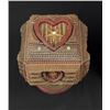 Image 5 : Outstanding Folk Tramp Art Heart Jewelry Box
