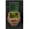 Image 6 : Outstanding Folk Tramp Art Heart Jewelry Box