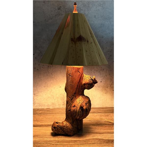 Rustic Lodgepole Table Lamp