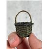 Antique Miniature Folk Art Painted Country Basket