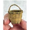 Antique Miniature Folk Art Painted Country Basket