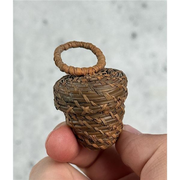 Miniature Native American Indian Basket