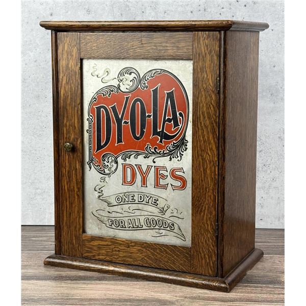 Dyola Oak General Store Display Dye Cabinet