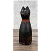 Folk Art Wolf Creek Wood Black Cat