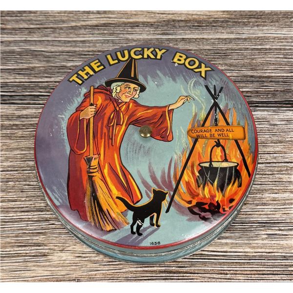 Halloween The Lucky Box Tin Fortune Telling Game