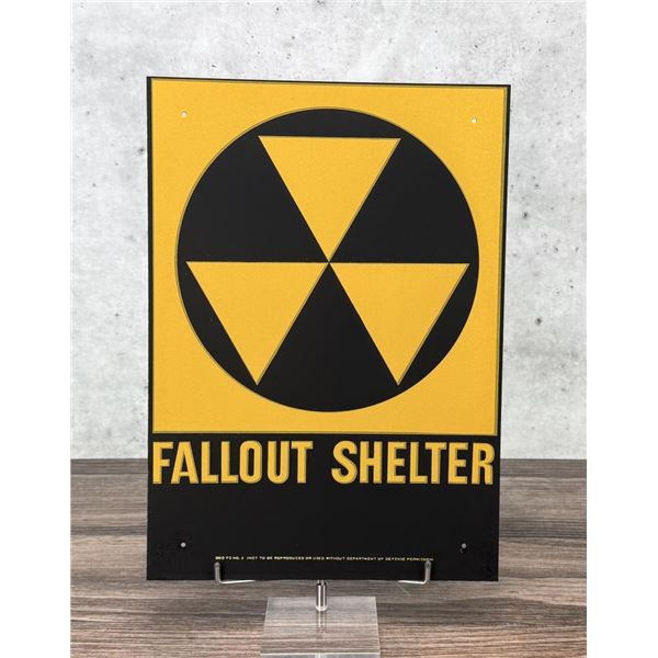 US Department of Defense Fallout Shelter Sign
