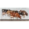Signed Folk Art Holstein Bull Wood Cow Carving