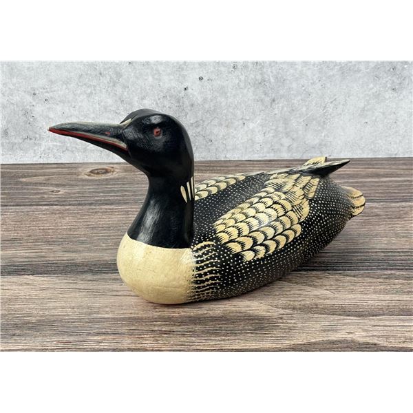 Loon Wood Decoy