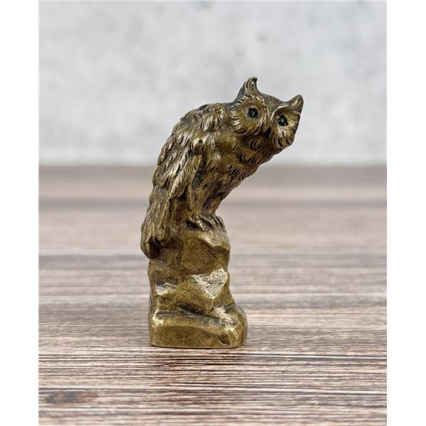 Austrian Vienna Bronze Owl