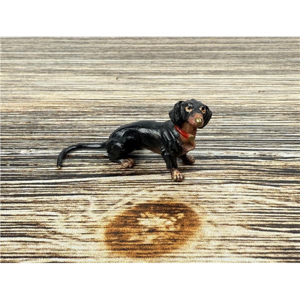 Austrian Cold Painted Vienna Bronze Dachshund