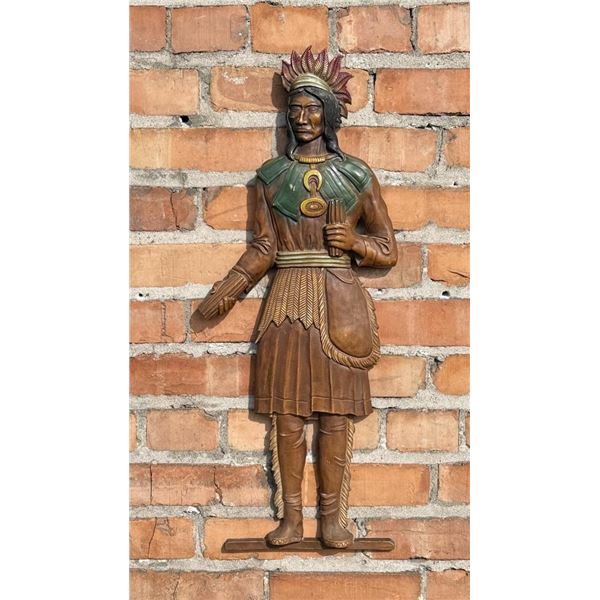 Sexton Aluminum Cigar Store Indian Trade Sign