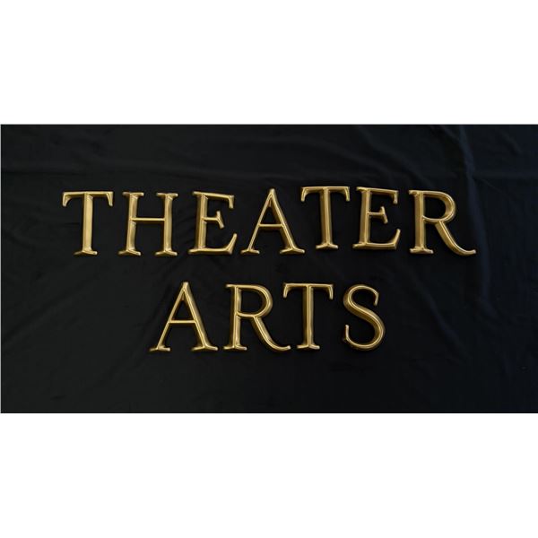 Theater Arts Sign