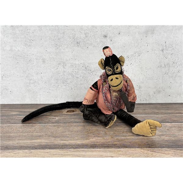 Antique Monkey Stuffed Animal Plush Doll