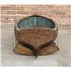 Image 5 : Victorian Clinker Built Wood Boat Baby Cradle