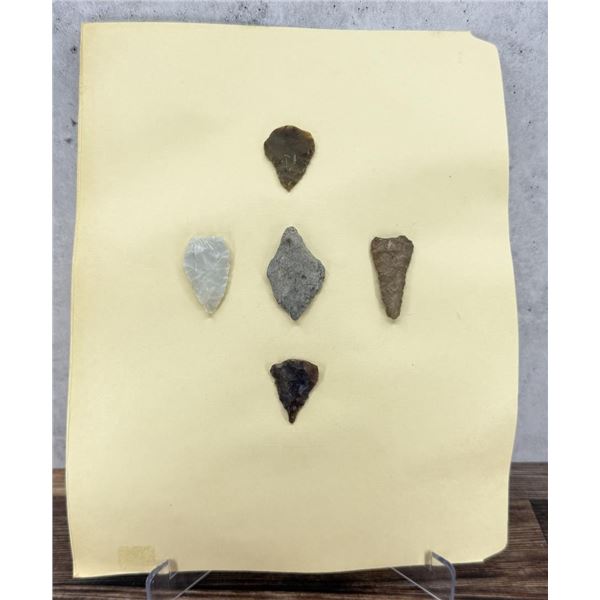 Ancient Native American Indian Stone Arrowheads