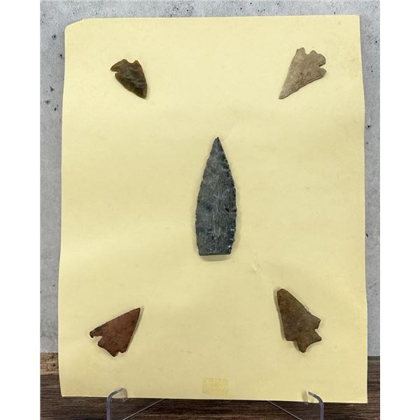 Ancient Native American Indian Stone Arrowheads