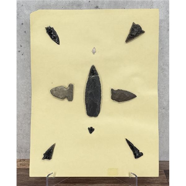 Ancient Native American Indian Stone Arrowheads