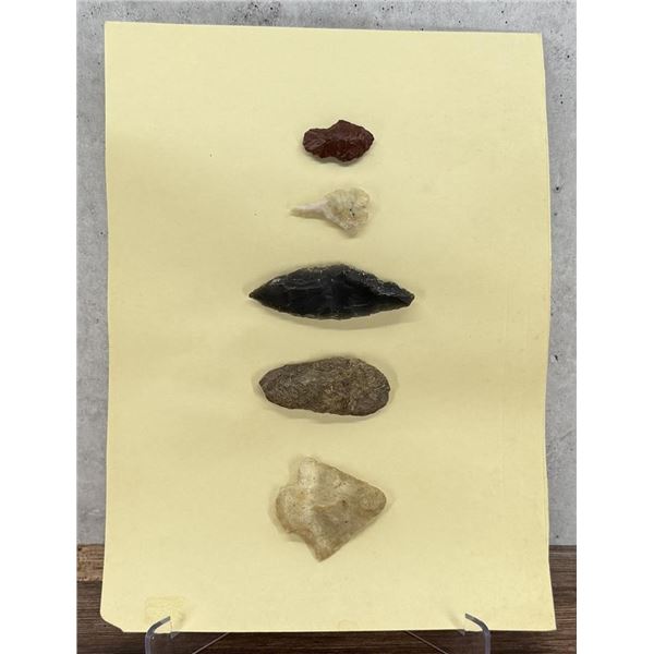 Ancient Native American Indian Stone Arrowheads