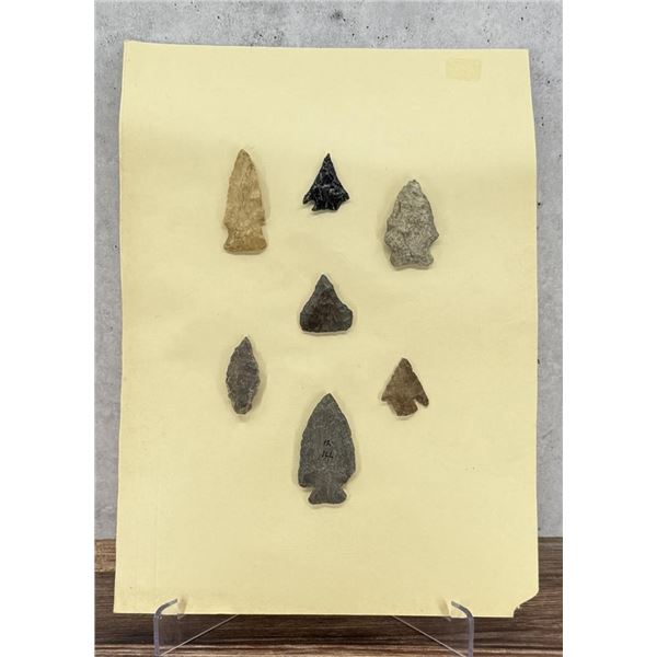 Ancient Native American Indian Stone Arrowheads
