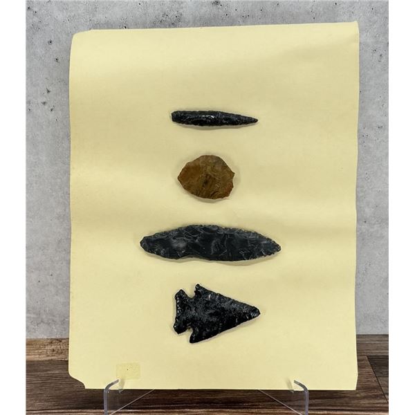 Ancient Native American Indian Stone Arrowheads