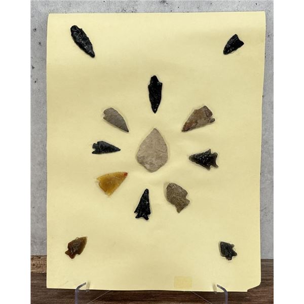 Ancient Native American Indian Stone Arrowheads