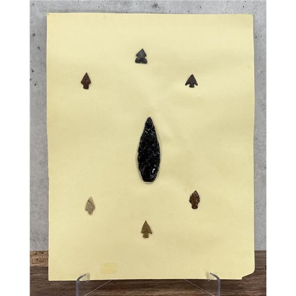 Ancient Native American Indian Stone Arrowheads