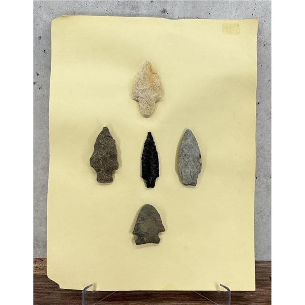Ancient Native American Indian Stone Arrowheads