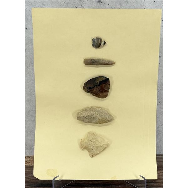 Ancient Native American Indian Stone Arrowheads