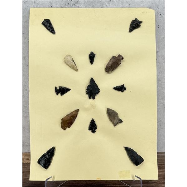 Ancient Native American Indian Stone Arrowheads