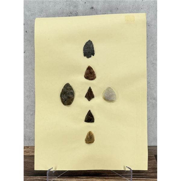 Ancient Native American Indian Stone Arrowheads